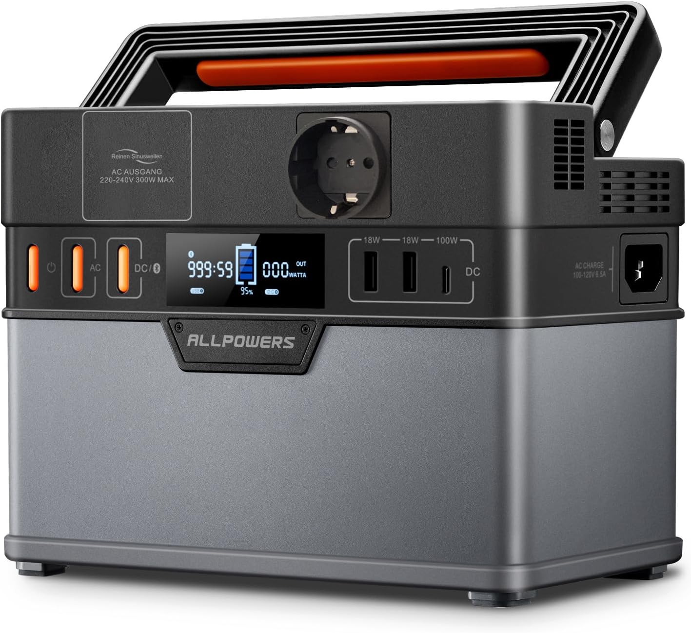 Drone Power Bank - Allpowers 110v 220v ac 300w estação