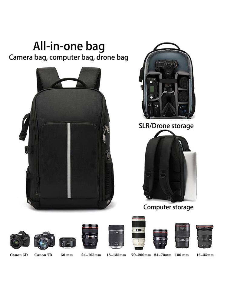 Drone Strobe Light - Mochila para fotografia ao ar livre