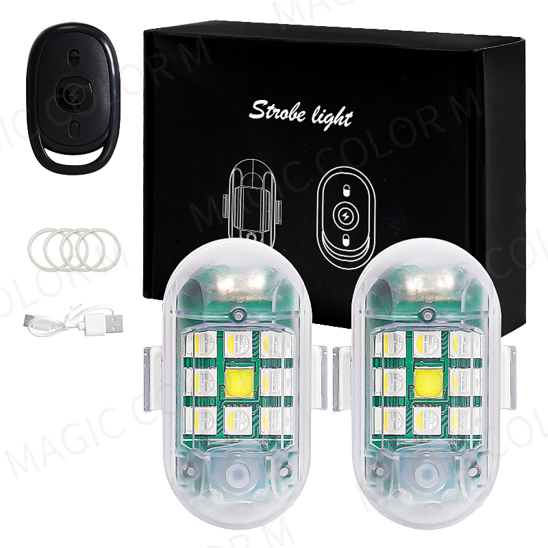 Drone Strobe Light - 2PCS Sem Fio LED Strobe Light