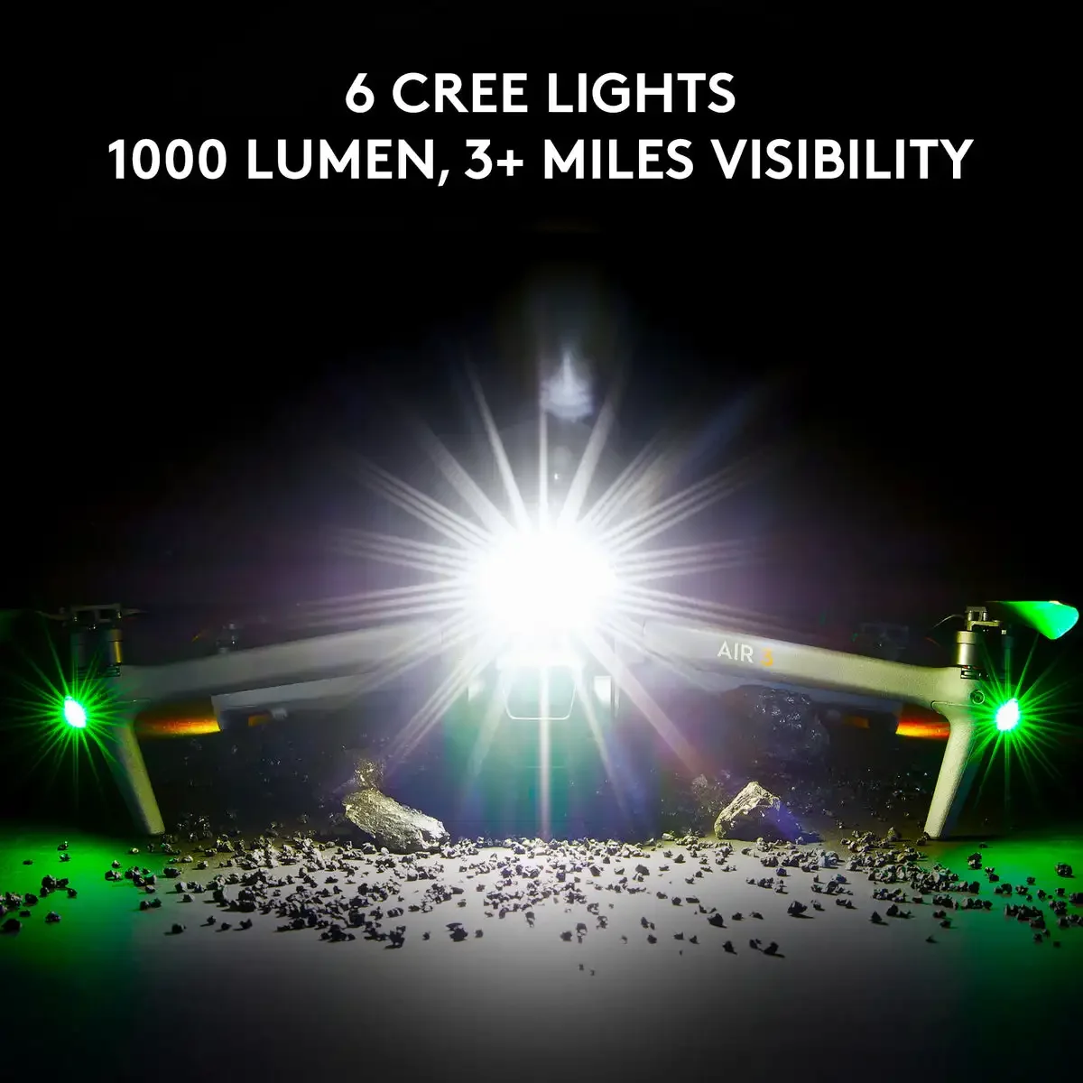Drone Strobe Light - VIFLY Strobe Platinum - 6 Cree