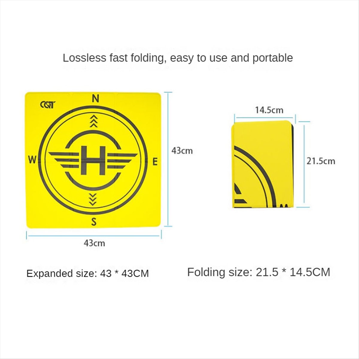 Drone Landing Pad - Plataforma de Pouso para Drones DTC5