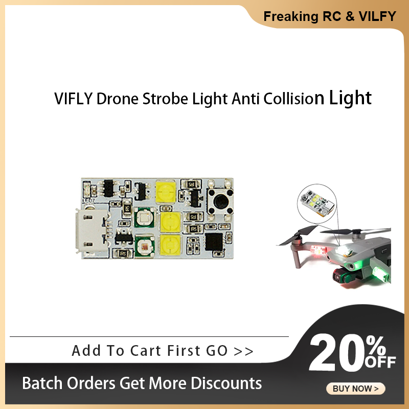 Drone Strobe Light - VIFLY Drone Luz Estroboscópica Anti Colisão