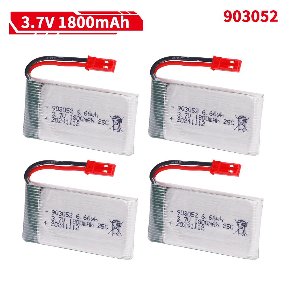 Drone Battery Charger - 3.7v 1800mah 903052 bateria lipo xh4.0