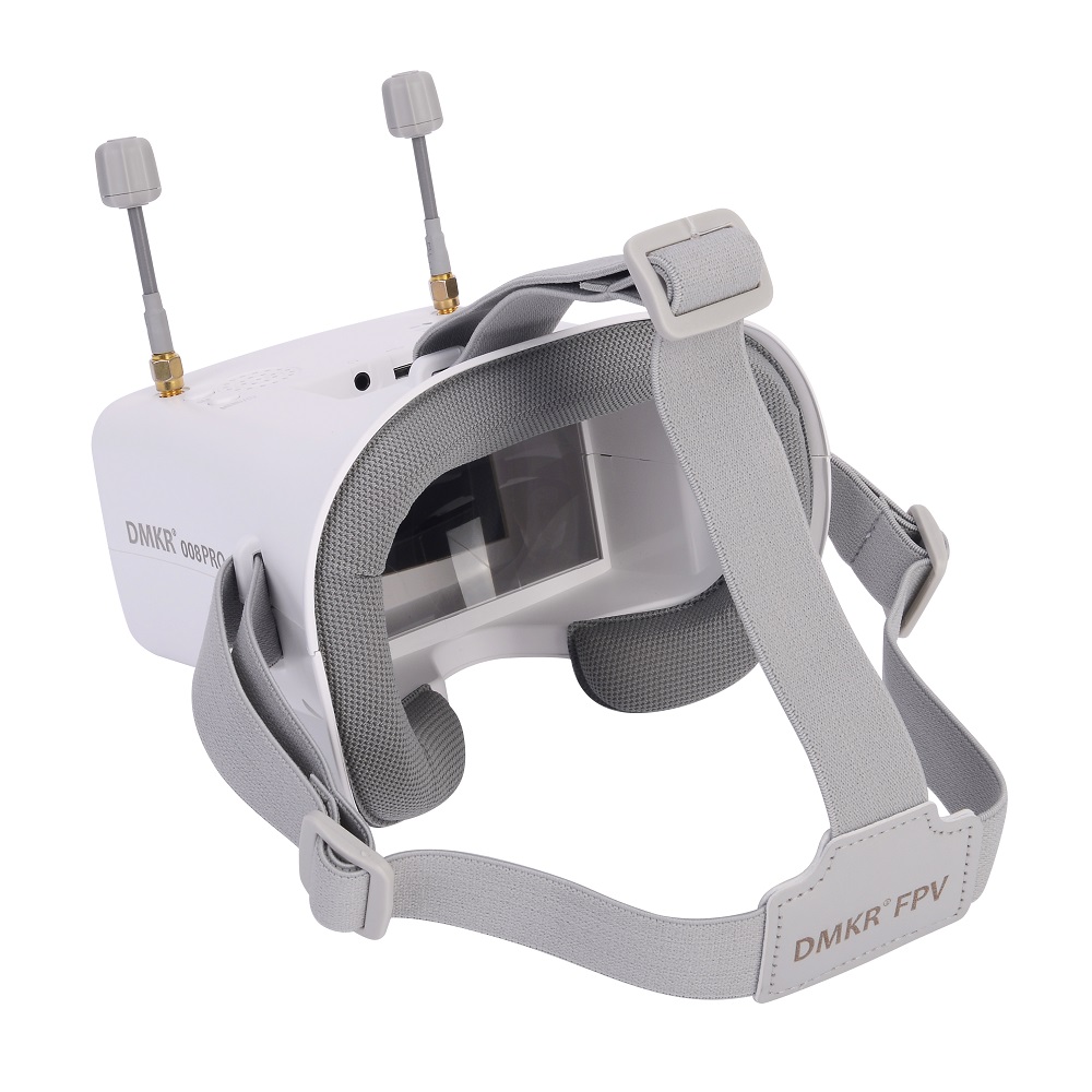 Óculos FPV 008D PRO Branco com - Drone Battery Adapter avaliação e preço