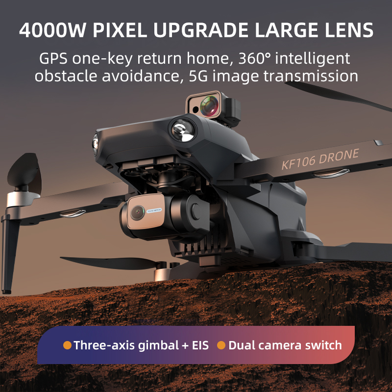 2022 novo kf106 max zangão 8k  - Drone Power Bank avaliação e preço