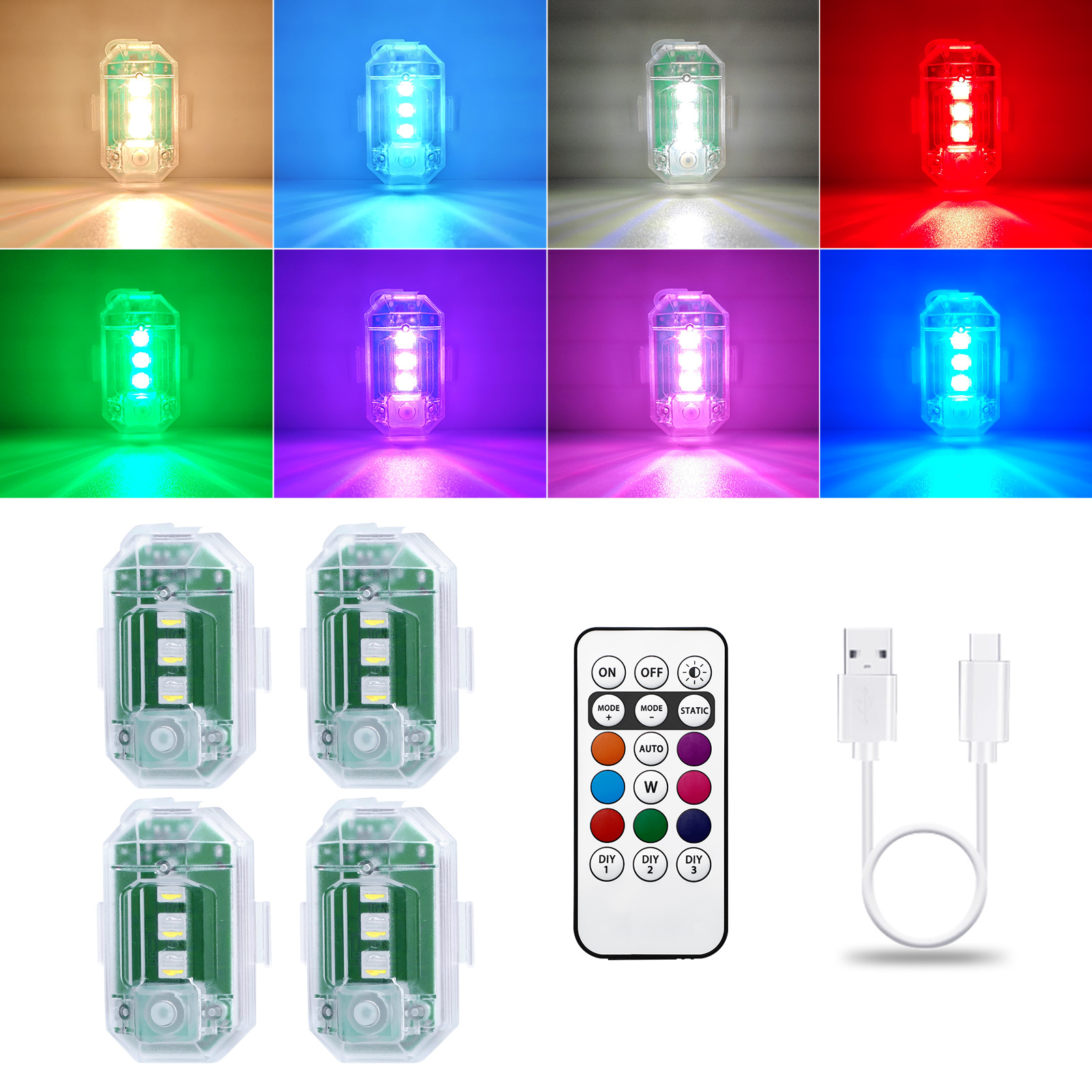 LECART Luzes Led Sem Fio para  - Drone Strobe Light avaliação e preço