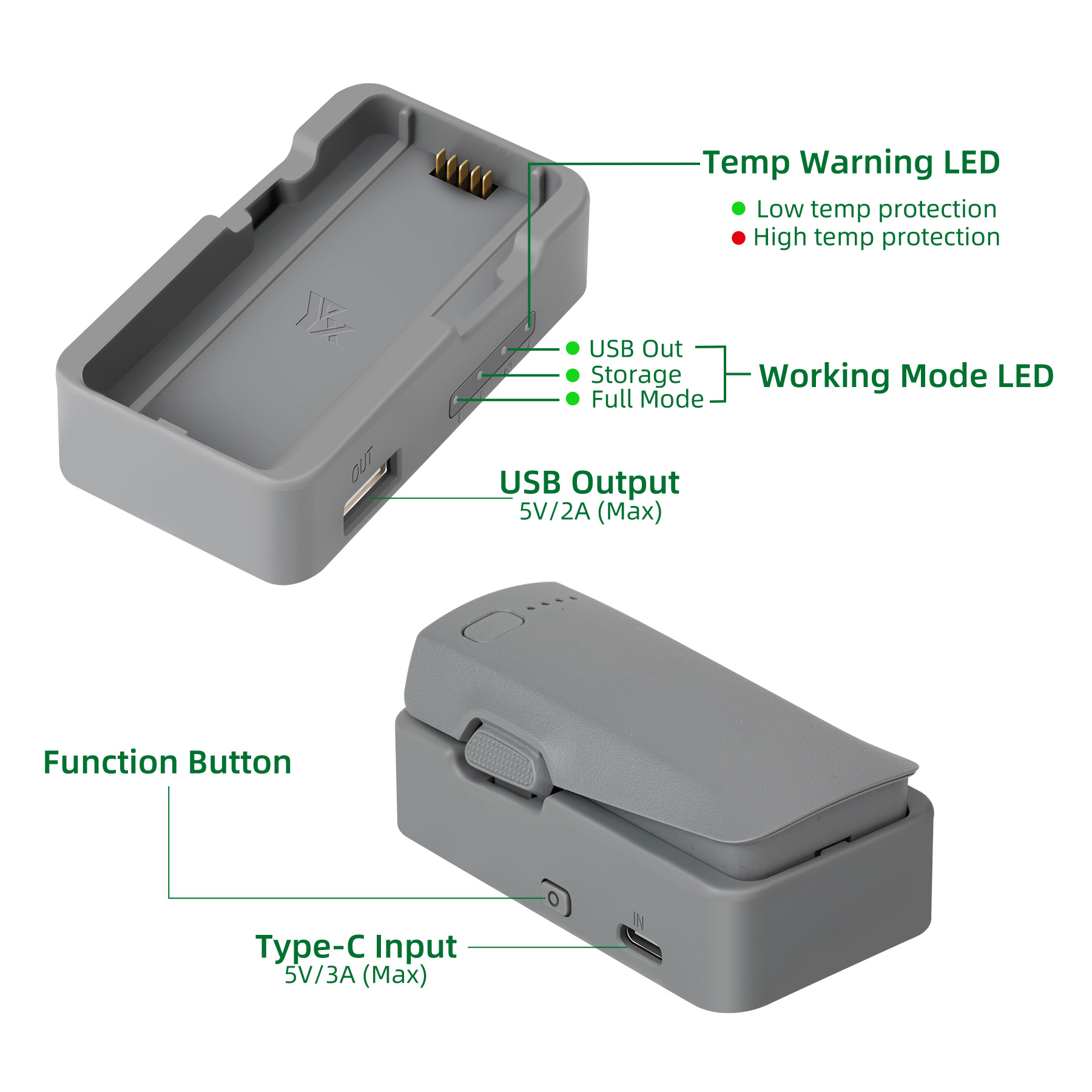 Carregador de Bateria USB para - Drone Charging Hub avaliação e preço