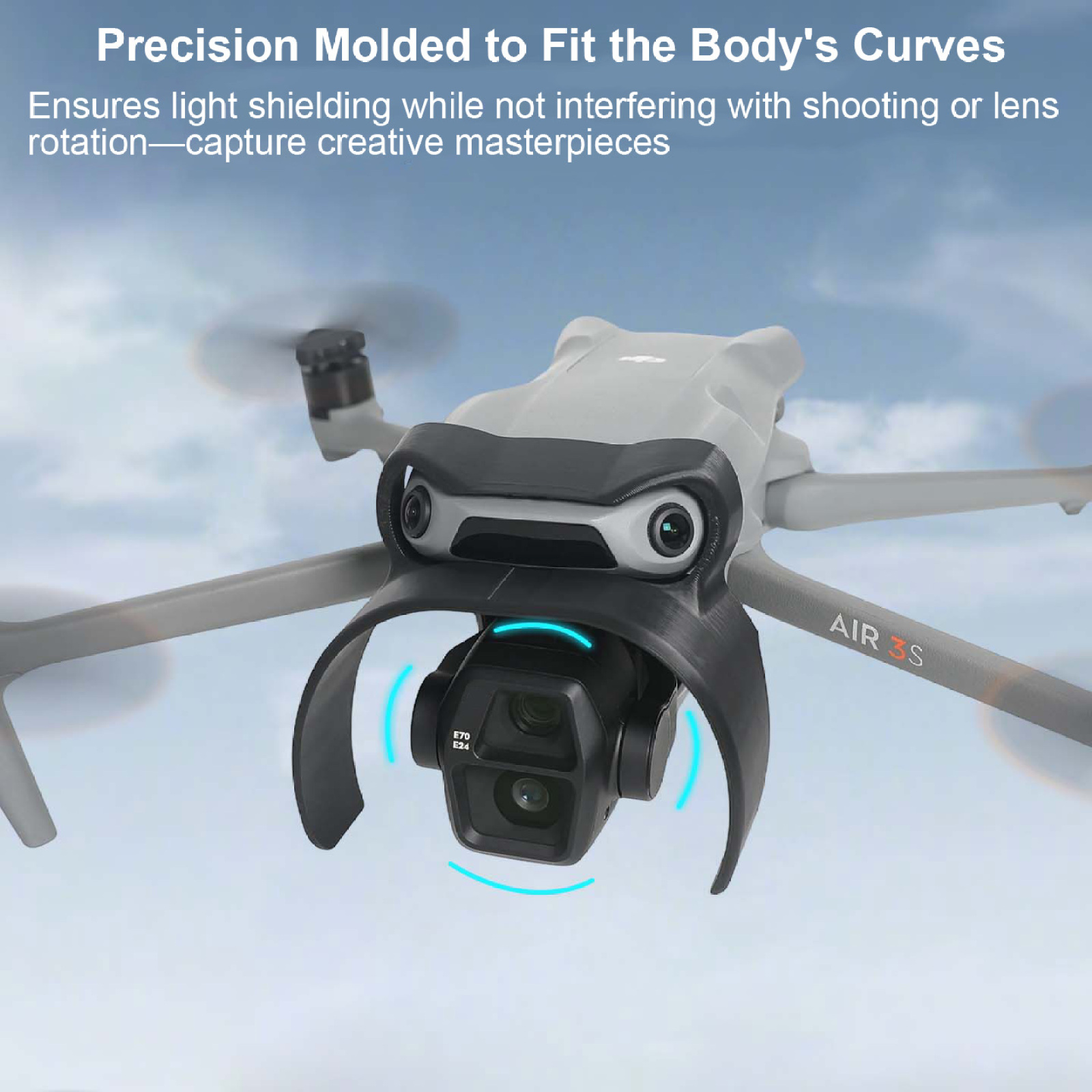 Para DJI Mavic Air 3S: Capa Pr - Drone Sun Shade avaliação e preço