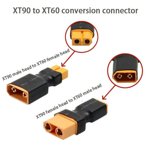 Adaptador XT90 Macho/Fêmea par - Drone Battery Adapter avaliação e preço