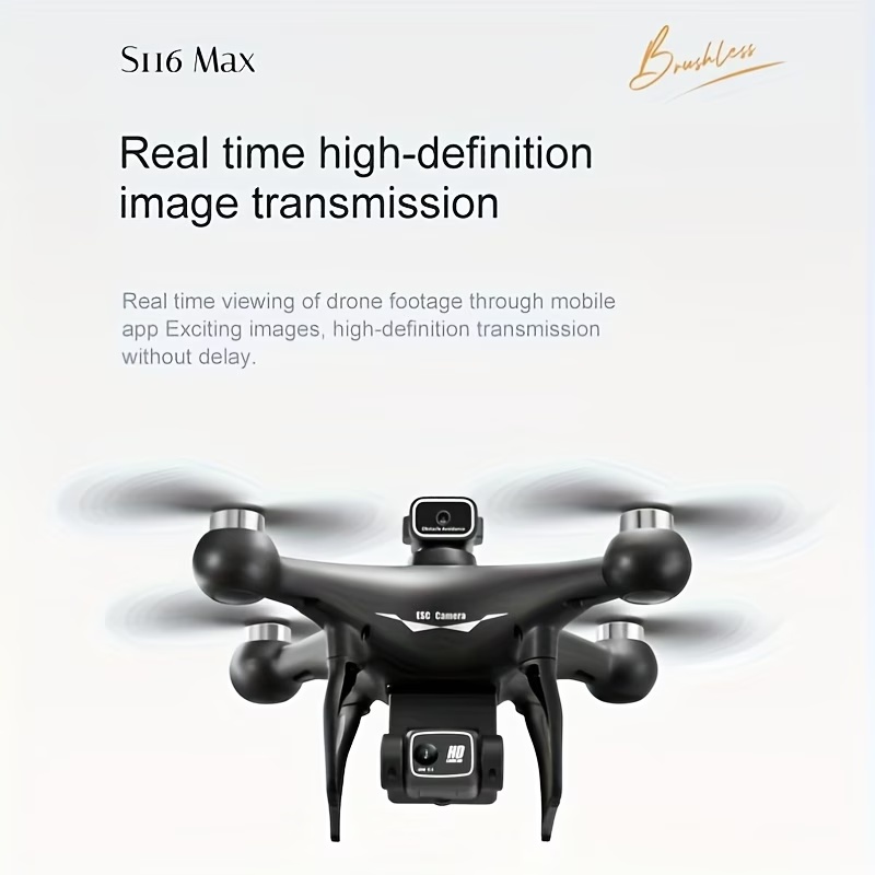 Novo Drone S116 com Motor Sem  - Drone Beacon Light avaliação e preço