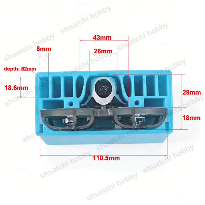 1PCS Para BETAFPV Meteor75Pro  - Drone Controller Hood avaliação e preço