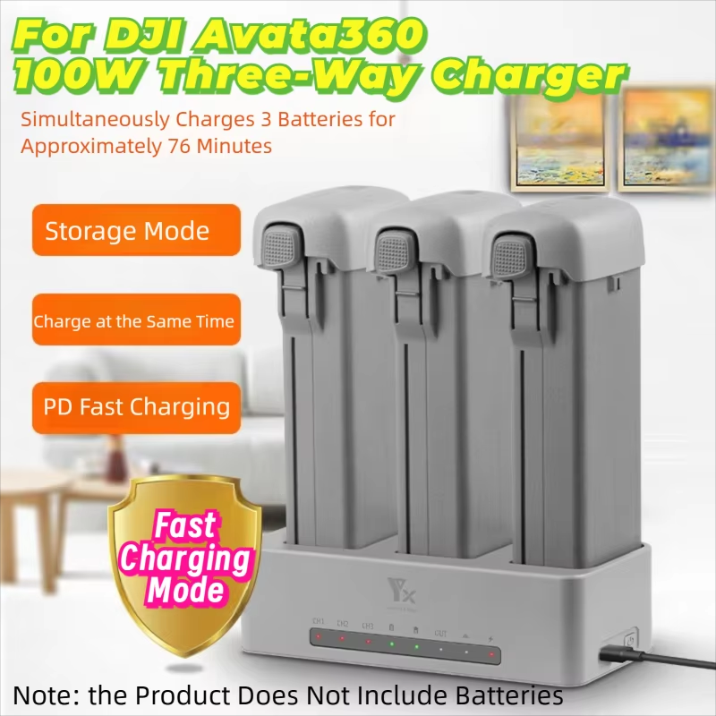 Carregador Rápido de Três Vias - Drone Power Bank avaliação e preço