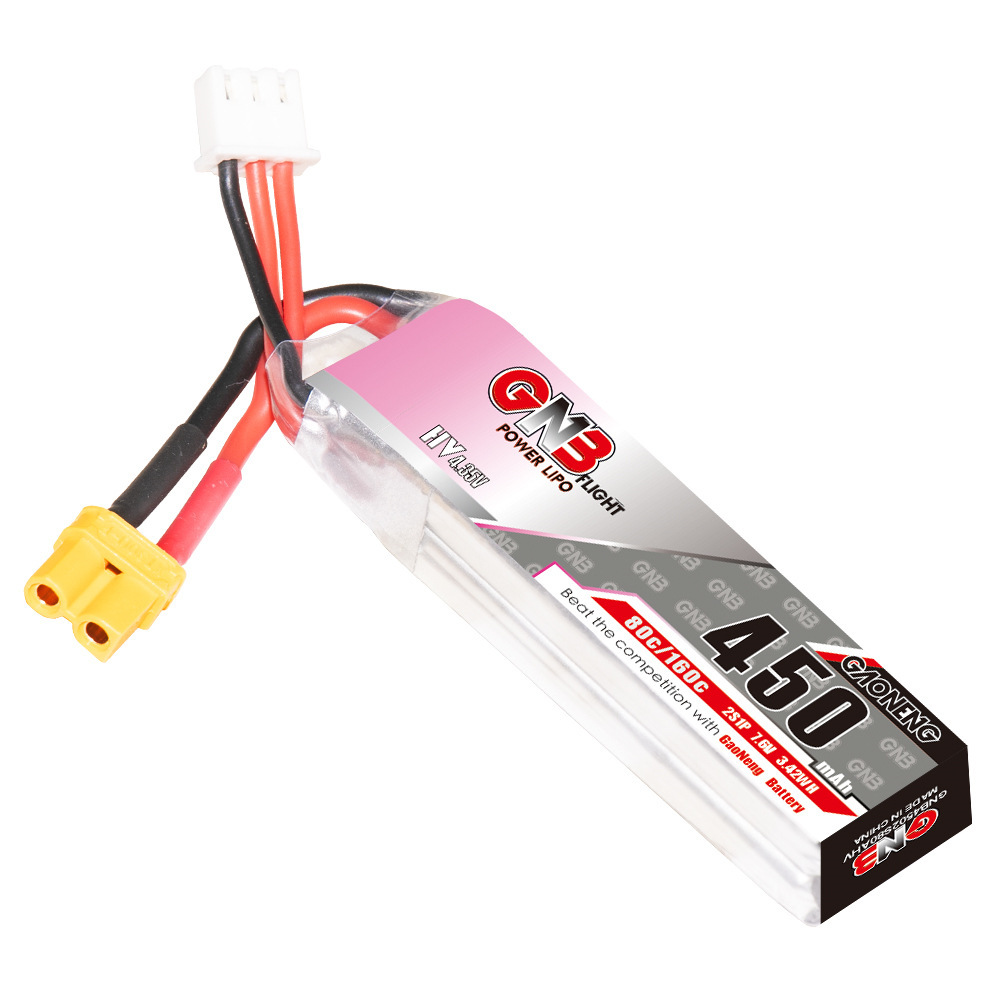 Bateria lipo gnb hv 2s 7.6v 45 - Drone Power Bank avaliação e preço