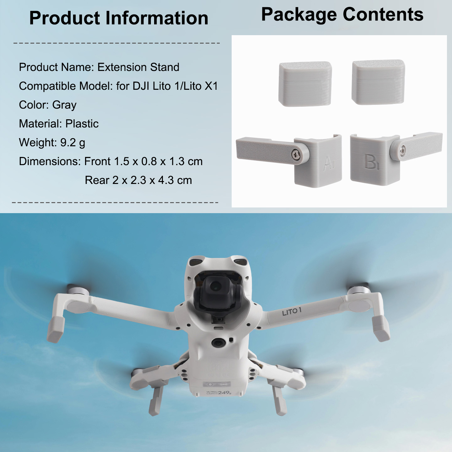 Extensor de Pernas de Pouso pa - Drone Landing Pad avaliação e preço