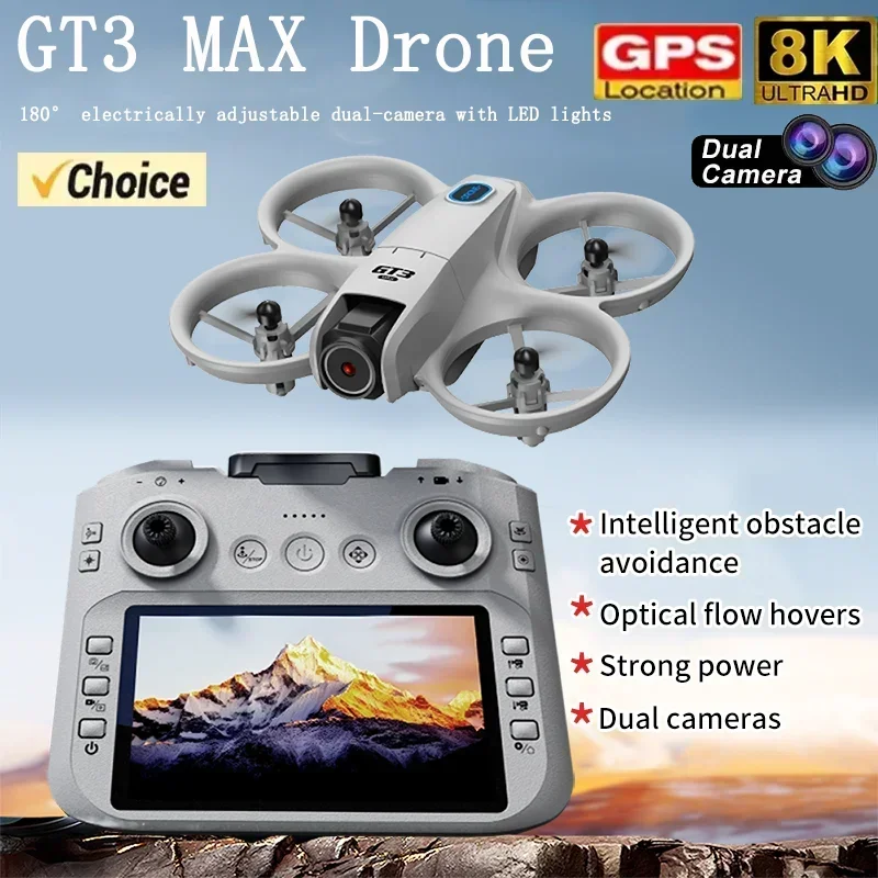 2026 NOVO GT3 Mini com Drones  - Drone Beacon Light avaliação e preço