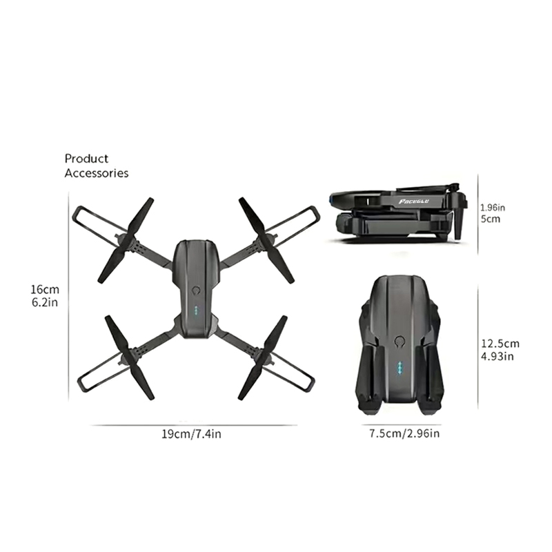 Drone RC Mini FACEGLE UAV E99, - Drone Controller Screen avaliação e preço