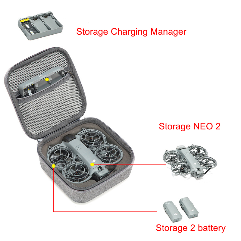 Carregando caso à prova de cho - Drone Hard Shell Case avaliação e preço