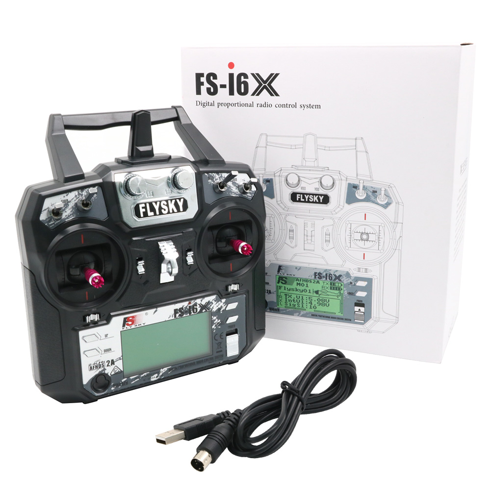 Flysky FS-i6X fs i6x 10ch 2.4g - Drone Battery Adapter avaliação e preço