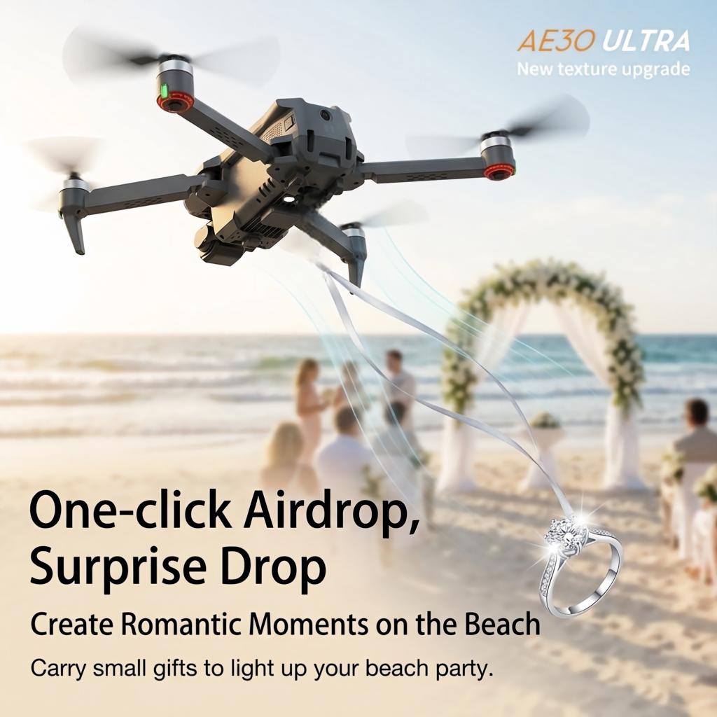 NOVO Drone AE30 Ultra com GPS, - Drone Controller Screen avaliação e preço
